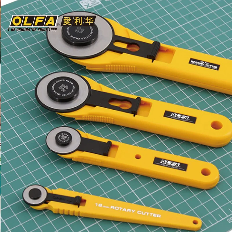 OLFA RTY-1/G 28 мм/RTY-2/G 45 мм/RTY-3/G 60 мм/RTY-4 18 мм Художественный резак из нержавеющей стали
OLFA RTY-1/G 28 мм/RTY-2/G 45 мм/RTY-3/G 60 мм/RTY-4 18 мм Художественный резак из нержавеющей стали