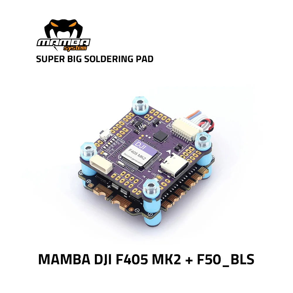 Контроллер полета DIATONE MAMBA стек с F405 DJI MK2 Betaflight FC F50 BLS 50A3-6S Dshot600 FPV Racing бесщеточный ESC