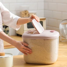 6L Kitchen Container Bucket Insect-Proof Nano Moisture-Proof Rice Cylinder Grain Sealed Jar Storage Pet Dog Food Store Rice Box
6L Kitchen Container Bucket Insect-Proof Nano Moisture-Proof Rice Cylinder Grain Sealed Jar Storage Pet Dog Food Store Rice Box