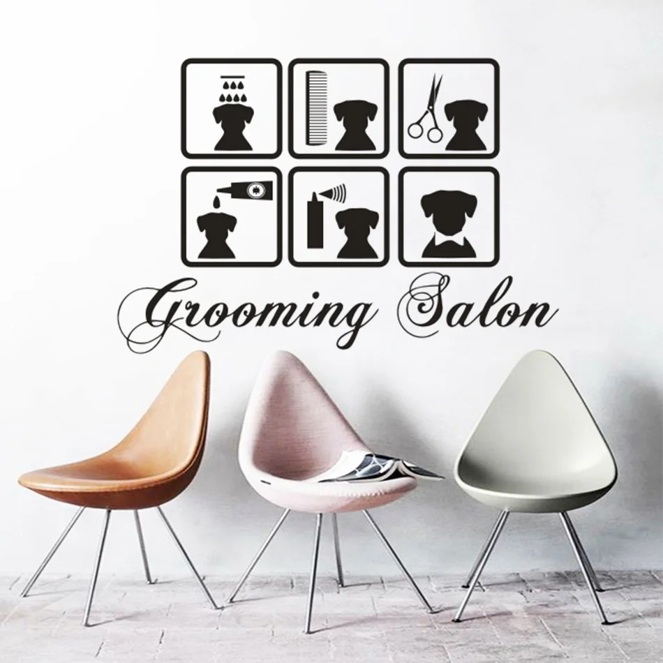 Pets Dog Grooming Wall Poster Removable Waterproof Vet Shop Pets Salon Decoration Wallpaper наклейки на окна Window Posters H39
Pets Dog Grooming Wall Poster Removable Waterproof Vet Shop Pets Salon Decoration Wallpaper наклейки на окна Window Posters H39