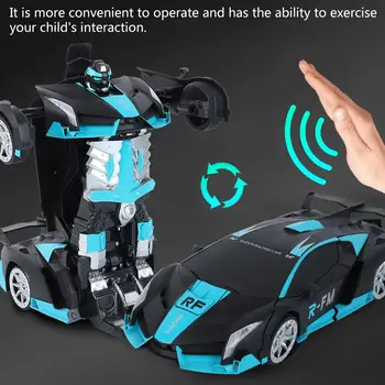 Induction Transformation Robot Transform Car Robot Remote Control Car Robot Children Model Toy One Button Transformation car toy
Induction Transformation Robot Transform Car Robot Remote Control Car Robot Children Model Toy One Button Transformation car toy