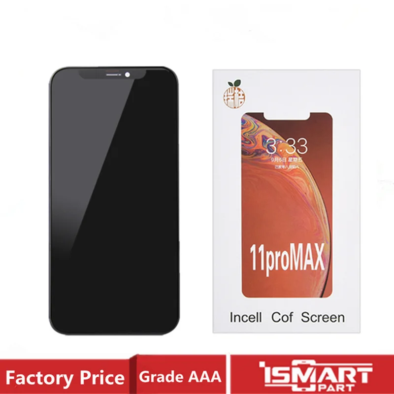 AAA+++ Incell Screen for iPhone 11 Pro Max LCD Display 3D Touch Replacement Assembly Digitizer Perfect TFT LCD Repair RJ
AAA+++ Incell Screen for iPhone 11 Pro Max LCD Display 3D Touch Replacement Assembly Digitizer Perfect TFT LCD Repair RJ