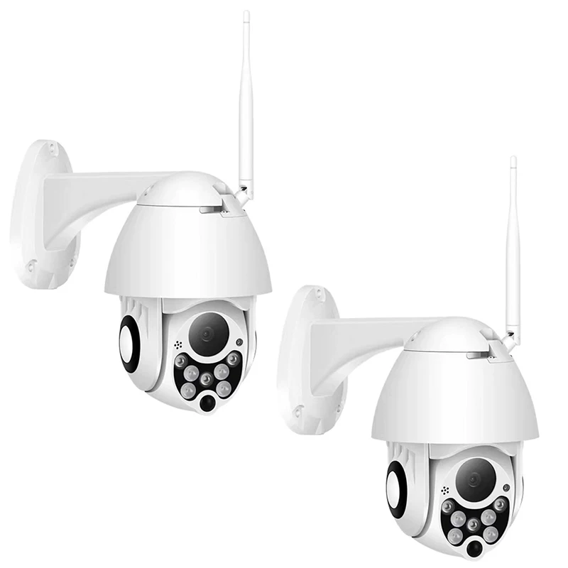 1080P PTZ 4X Digital Zoom IP Camera Outdoor Speed Dome Wireless Security Camera P2P Cloud CCTV Home Security Wifi Camera(EU Plug 
1080P PTZ 4X Digital Zoom IP Camera Outdoor Speed Dome Wireless Security Camera P2P Cloud CCTV Home Security Wifi Camera(EU Plug