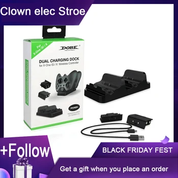 Fast Charger For XBOX ONE Controller Dual Charging Dock Charger + 2pcs Rechargeable XBOX ONE Controller Battery Stander For XBOX
Fast Charger For XBOX ONE Controller Dual Charging Dock Charger + 2pcs Rechargeable XBOX ONE Controller Battery Stander For XBOX