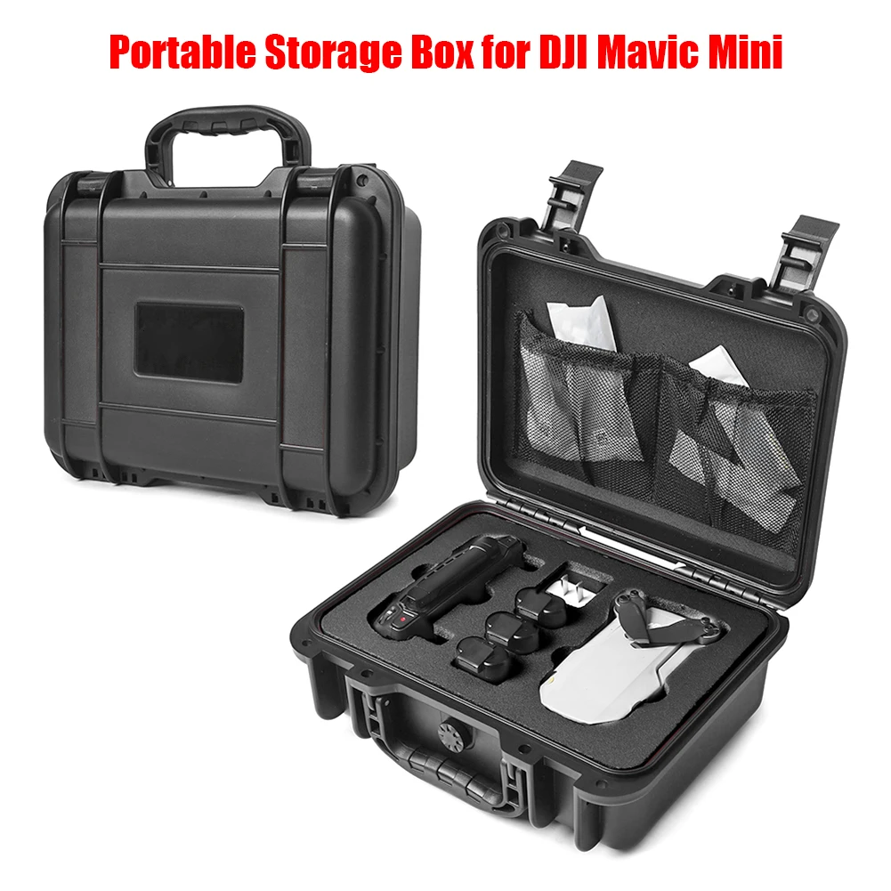 For DJI Mavic Mini Explosion-proof Box Waterproof Storage Bag Hard Cover Shell Handbag for Drone Accessories | Электроника
