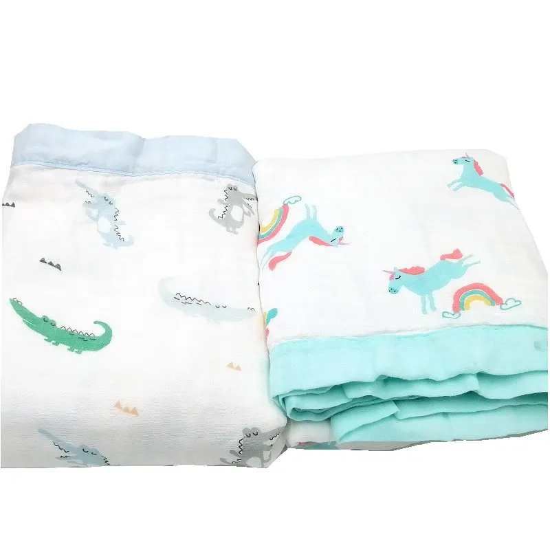 unicorn Four Layers 70% Bamboo 30% Cotton Muslin Baby Blanket Swaddle Wrap For Newborn Blankets Swaddling Bedding Bath Towel
unicorn Four Layers 70% Bamboo 30% Cotton Muslin Baby Blanket Swaddle Wrap For Newborn Blankets Swaddling Bedding Bath Towel