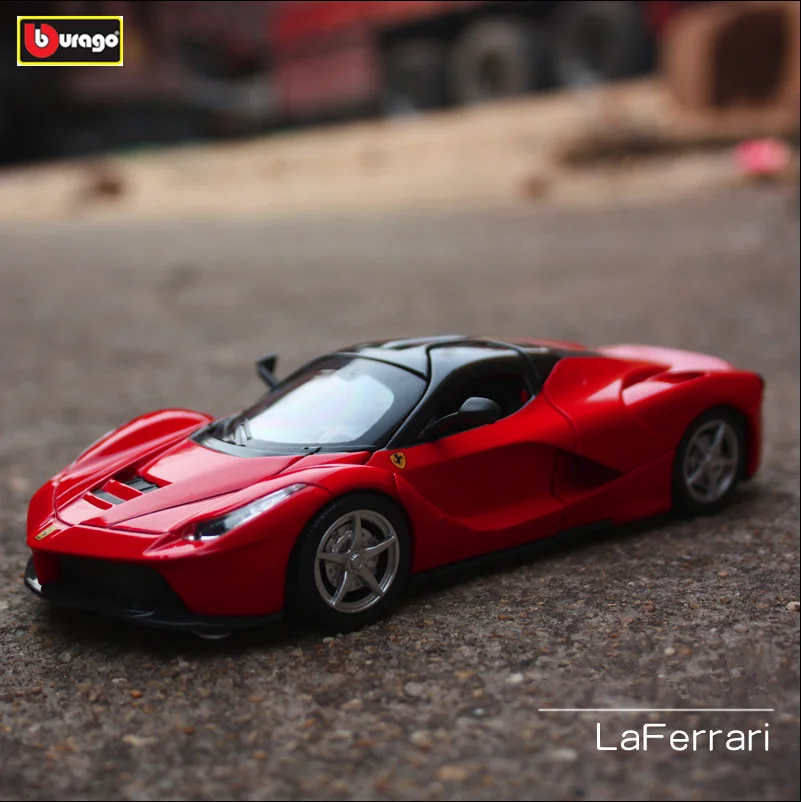 Bburago 1:18 Феррари ла автомобильный брелок для автомобильных ключей имитационная