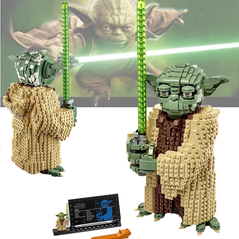 2020 Star Wars Master Yoda Vader Action Lightsaber STARWARS Figures Building Blocks Sets Bricks Classic Model Kits Kids Toys
2020 Star Wars Master Yoda Vader Action Lightsaber STARWARS Figures Building Blocks Sets Bricks Classic Model Kits Kids Toys