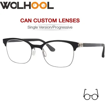 2019 new men's glasses frame Titanium optical Half frame eyewear eyeglasses Square vintage retro reading glasses oculos de grau
2019 new men's glasses frame Titanium optical Half frame eyewear eyeglasses Square vintage retro reading glasses oculos de grau