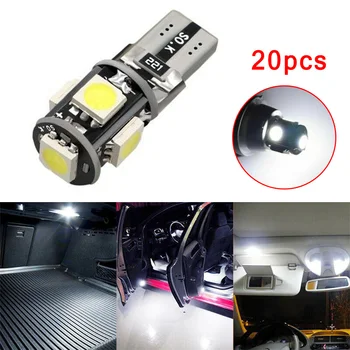 20x T10 LED Bulb Canbus Error Free White 6000K W5W 194 Car Wedge Dome Map Light Car Headlight Fog Lamp LED Bulbs
20x T10 LED Bulb Canbus Error Free White 6000K W5W 194 Car Wedge Dome Map Light Car Headlight Fog Lamp LED Bulbs