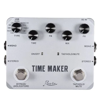 Rowin Time Maker 11 Types of Ultimate Delay Pedal for Guitar Bass with Tap Tempo 3 orders
Rowin Time Maker 11 Types of Ultimate Delay Pedal for Guitar Bass with Tap Tempo 3 orders