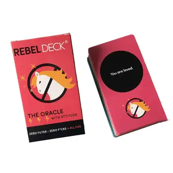 60pcs Tarot Cards Table Board Game REBEL DECK Game Card Oracles Of Intuition And Divination Games With Attitude Zero Filter Fcks
60pcs Tarot Cards Table Board Game REBEL DECK Game Card Oracles Of Intuition And Divination Games With Attitude Zero Filter Fcks