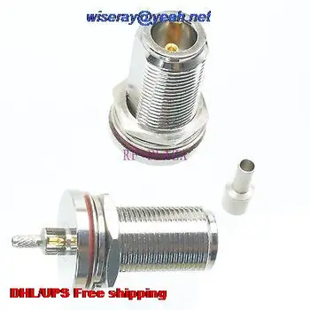DHL/EMS 100pcs Connector N female jack bulkhead crimp RG174 RG316 LMR100 cable Lengthen -A3
DHL/EMS 100pcs Connector N female jack bulkhead crimp RG174 RG316 LMR100 cable Lengthen -A3