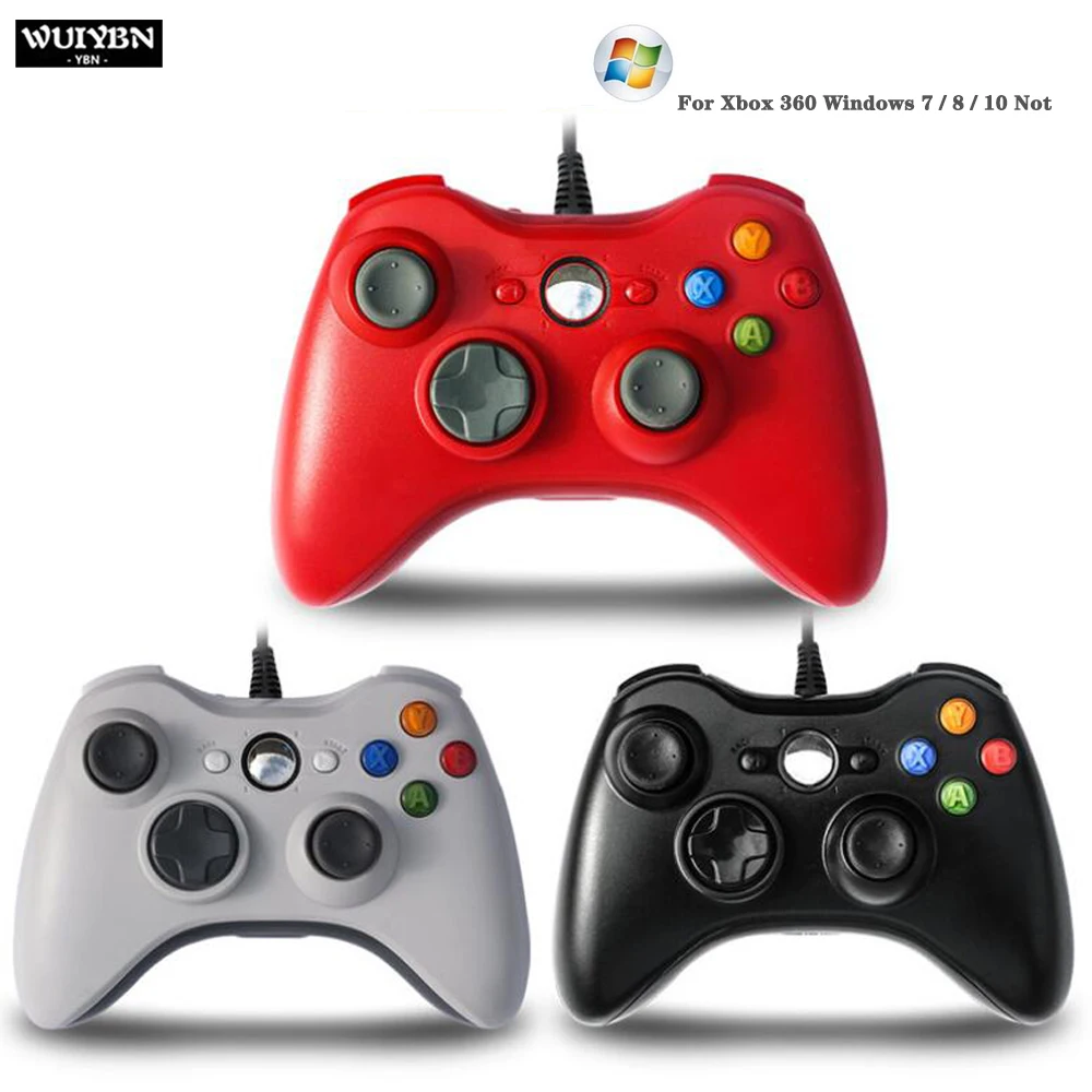 WUIYBN геймпад джойстик USB проводной XB 360 контроллер для X box игровой консоли ПК