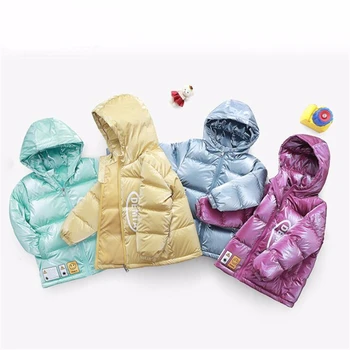 Winter 2020 New Children's White Duck Down Jacket Hooded Girls and Boys Shiny Candy Color Outwear Coat for Baby Kids Clothes
Winter 2020 New Children's White Duck Down Jacket Hooded Girls and Boys Shiny Candy Color Outwear Coat for Baby Kids Clothes