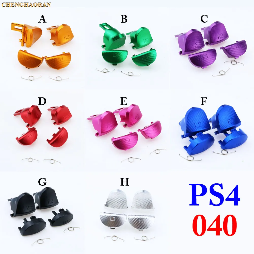 8colors 1set Trigger Button For Playstation 4 Pro / PS4 Slim JDS 040 JDM 040 Controller (Gen 2) L1 L2 R1 R2 Aluminum Alloy Metal
8colors 1set Trigger Button For Playstation 4 Pro / PS4 Slim JDS 040 JDM 040 Controller (Gen 2) L1 L2 R1 R2 Aluminum Alloy Metal