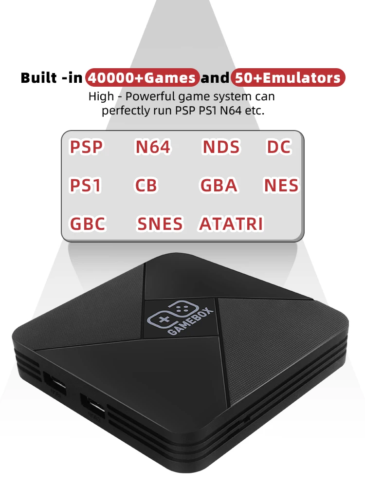 DATA FROG Retro Video Game Console 4K HDMI-Compatible TV Game Stick Android TV Box 50+ Emulators 40000+ Game For PS1/PSP/GBA/N64 DATA FROG Retro Video Game Console 4K HDMI-Compatible TV Game Stick Android TV Box 50+ Emulators 40000+ Game For PS1/PSP/GBA/N64