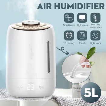 5L Essential Oil Aroma Diffuser Household Air Humidifier Aroma Diffuser Oil Ultrasonic Humificador Touch Screen for Home Office
5L Essential Oil Aroma Diffuser Household Air Humidifier Aroma Diffuser Oil Ultrasonic Humificador Touch Screen for Home Office