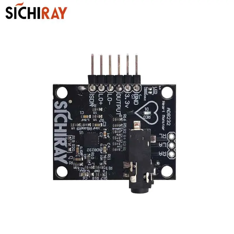 AD8232 Heart Sensor Ecg Measurement Heart Rate Pulse Ecg Monitoring Sensors Accessories Module Kit For Arduino
AD8232 Heart Sensor Ecg Measurement Heart Rate Pulse Ecg Monitoring Sensors Accessories Module Kit For Arduino