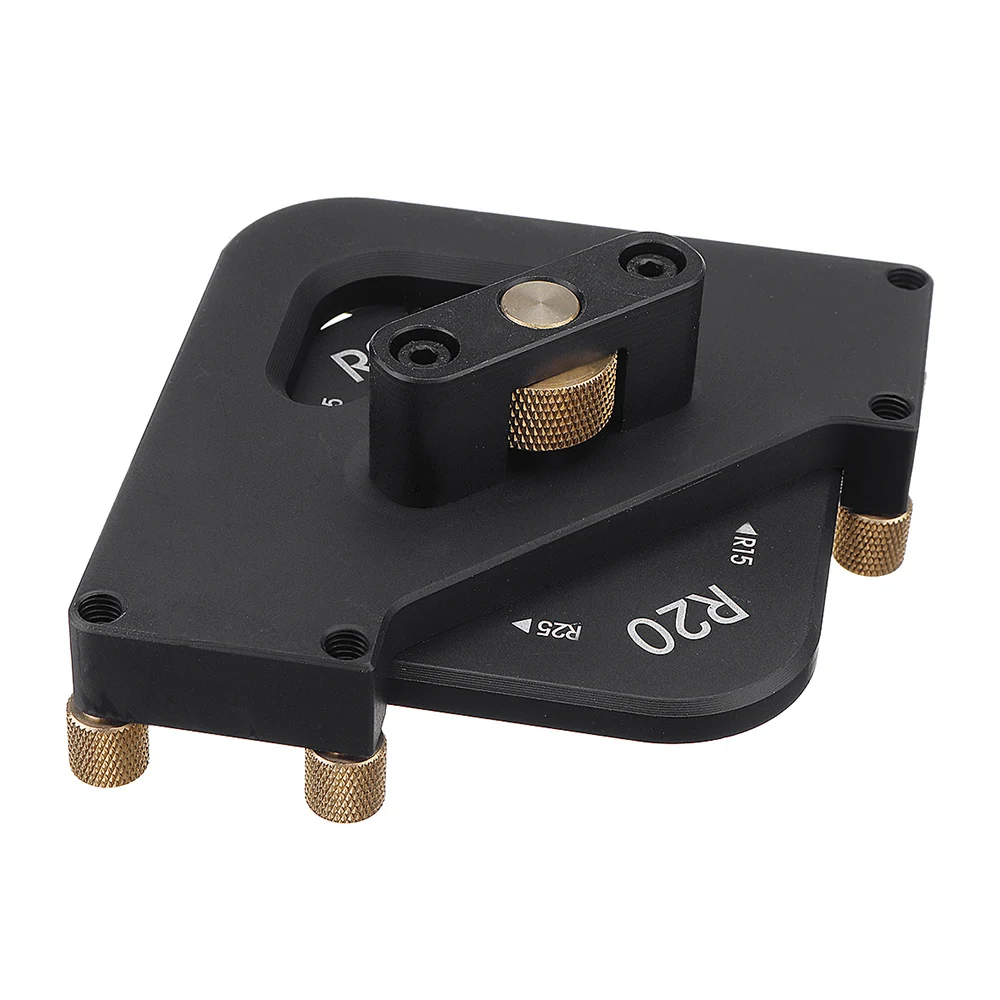 NEW Aluminum Alloy 4 In 1 Router Table Corner Jig Radius Template R15 R20 R25 R30 Woodworking Quick Router Corner Radius Jig
NEW Aluminum Alloy 4 In 1 Router Table Corner Jig Radius Template R15 R20 R25 R30 Woodworking Quick Router Corner Radius Jig