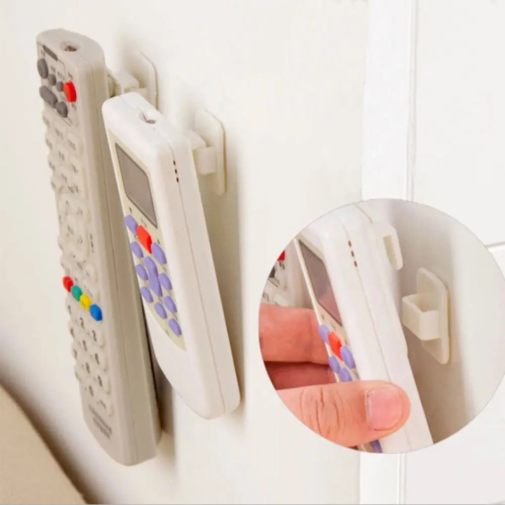 Plastic Hooks 2 pairs(4pcs) Sticky Hook Sets TV Air Conditioner Remote Control Key Practical Wall Storage Holder Strong Hanger
Plastic Hooks 2 pairs(4pcs) Sticky Hook Sets TV Air Conditioner Remote Control Key Practical Wall Storage Holder Strong Hanger