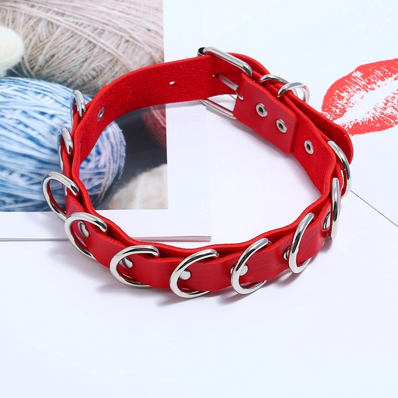 Punk Gothic Ring Sexy Leather Necklace Nightclub Bar Neck Collar Clavicle Chain for Men and Women Fashion Jewelry Accessories
Punk Gothic Ring Sexy Leather Necklace Nightclub Bar Neck Collar Clavicle Chain for Men and Women Fashion Jewelry Accessories