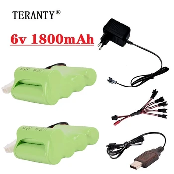 6v 1800mah Rechargeable Battery + Charger For Rc toys Cars Tanks Trucks Robots Gun RC Boat NiMH AA 700mah 6v Ni-MH Battery Pack 
6v 1800mah Rechargeable Battery + Charger For Rc toys Cars Tanks Trucks Robots Gun RC Boat NiMH AA 700mah 6v Ni-MH Battery Pack