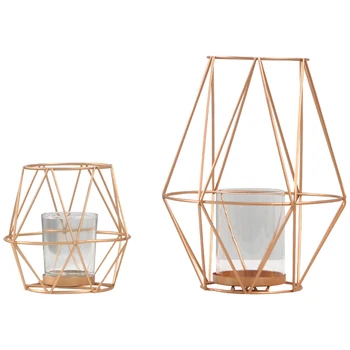 Fashion Gold Metal Geometric Candle Holders Luxury Creative Iron Romantic Desktop Ornaments Porta Velas Geometric Decor EC50LZ
Fashion Gold Metal Geometric Candle Holders Luxury Creative Iron Romantic Desktop Ornaments Porta Velas Geometric Decor EC50LZ