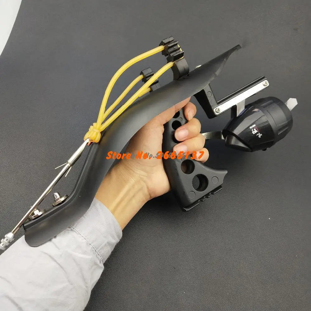 High Velocity Multi-function Archery Target Shooting Fish Slingshot Catapult Powerful Hunting Bow Fishing Sling Shot Arrow Kit | Спорт и