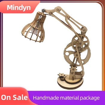 manualidades DIY wood lamp STEAM maker teaching manual material package aid creative and interesting mechanical LED table lamp
manualidades DIY wood lamp STEAM maker teaching manual material package aid creative and interesting mechanical LED table lamp