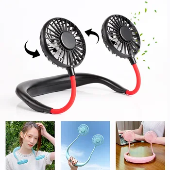 ELOOLE Mini USB Portable Fan Neck Hanging Fan Neckband With Rechargeable Battery Small Desk Fans handheld Air Cooler Conditioner
ELOOLE Mini USB Portable Fan Neck Hanging Fan Neckband With Rechargeable Battery Small Desk Fans handheld Air Cooler Conditioner