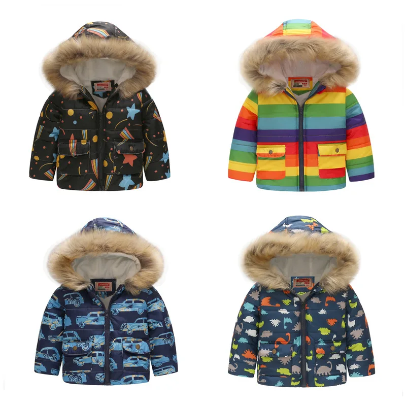 Children's Wear 2019 Winter Blockbuster Printed Children's Cotton Coat Thickened In Europe and America 
Children's Wear 2019 Winter Blockbuster Printed Children's Cotton Coat Thickened In Europe and America