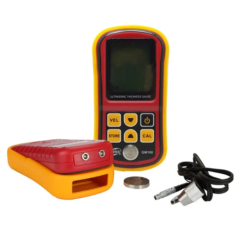 GM100 Digital LCD Sound Speed Meter Ultrasonic Display Metal Thickness Gauge Measuring Instruments 1.2 to 200MM
GM100 Digital LCD Sound Speed Meter Ultrasonic Display Metal Thickness Gauge Measuring Instruments 1.2 to 200MM