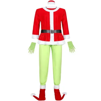 Christmas Cosplay Costume Set Green Hair Green Skin Santa Claus Costume Fancy Dress Hat,,
Christmas Cosplay Costume Set Green Hair Green Skin Santa Claus Costume Fancy Dress Hat,,