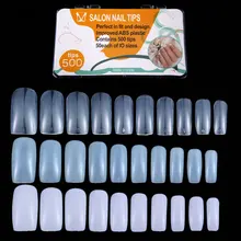 500pcs/Box Nail Art Full Nail Tips False Nails Korea ABS Material Fake Nails Naturally Transparent White
500pcs/Box Nail Art Full Nail Tips False Nails Korea ABS Material Fake Nails Naturally Transparent White