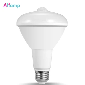 E26 E27 Base Motion Sensor LED Light Bulbs Reflect Lighting BR30 12W Equivalent 100W 1200LM Security Activated Garage Porch