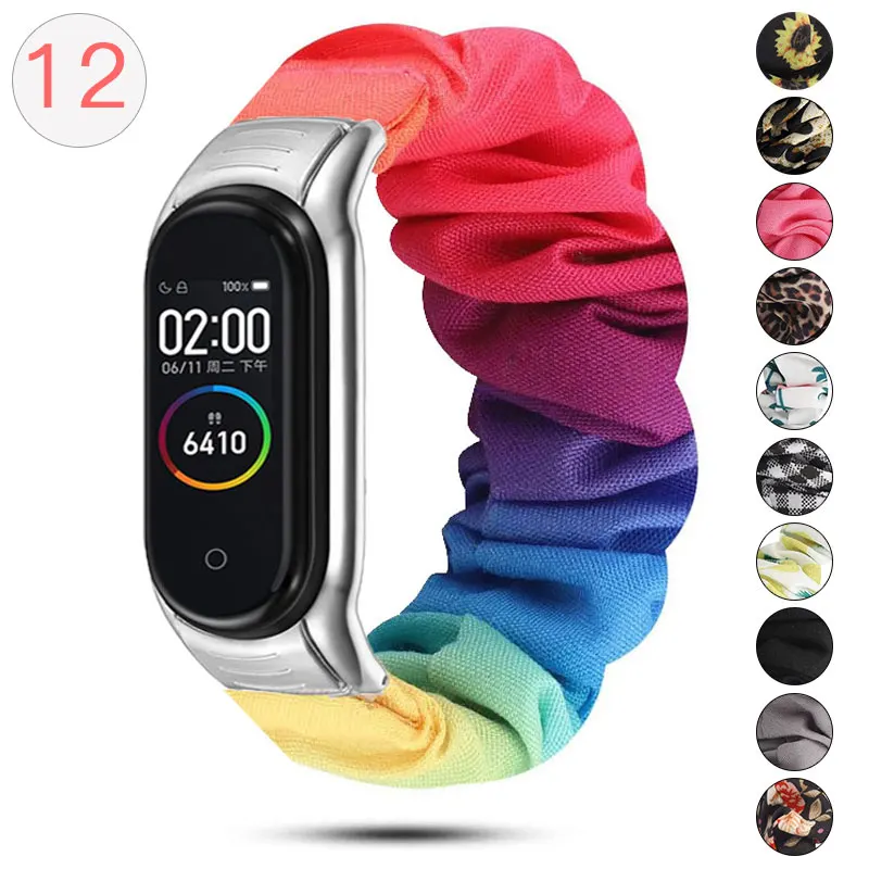 Loop Scrunchie Elastic strap for Xiaomi Mi band 4 3 nylon replacement bracelet for band4 corea Wristband for Xiomi Miband 3
Loop Scrunchie Elastic strap for Xiaomi Mi band 4 3 nylon replacement bracelet for band4 corea Wristband for Xiomi Miband 3