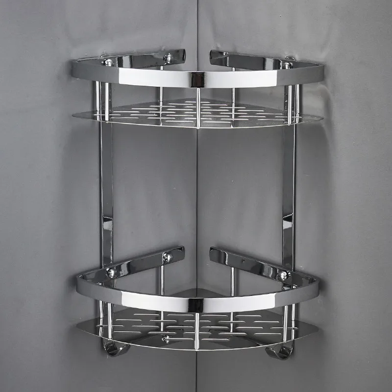 Aluminum Bathroom Corner Shelf Silver Gold Shower Gel Rack Shampoo Caddy Holder Wall Nail Punched Basket Bath Hardware
Aluminum Bathroom Corner Shelf Silver Gold Shower Gel Rack Shampoo Caddy Holder Wall Nail Punched Basket Bath Hardware