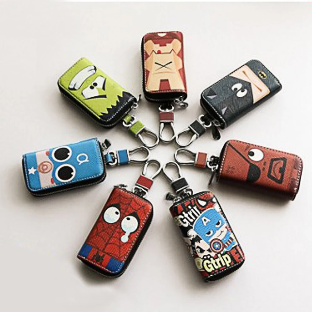 2019 New Cartoon Car Key Case Keychain PU Leather Bag Car Key Cover Car Remote for BMW Kia rio 3 Key Case Keychain Universal
2019 New Cartoon Car Key Case Keychain PU Leather Bag Car Key Cover Car Remote for BMW Kia rio 3 Key Case Keychain Universal