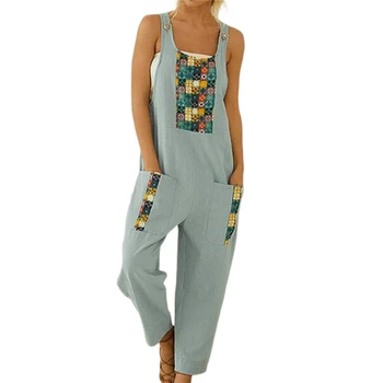 2020 Fashion Trend Women's Cool Sleeveless Jumpsuit Vintage Ethnic Printed Full Length Long Trousers Casual One Piece Bodysuit
2020 Fashion Trend Women's Cool Sleeveless Jumpsuit Vintage Ethnic Printed Full Length Long Trousers Casual One Piece Bodysuit