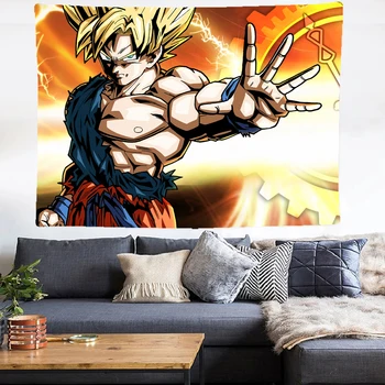 Dragon Ball Wall Hanging Tapestry Japan Anime Polyester 200*150cm Decorative Son Goku Polyester Curtains Long Table Cover 
Dragon Ball Wall Hanging Tapestry Japan Anime Polyester 200*150cm Decorative Son Goku Polyester Curtains Long Table Cover