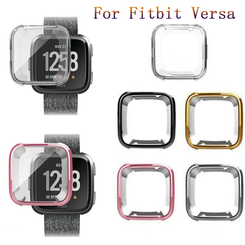 Classic Soft Cutout Plating TPU Cover Case For Fitbit Versa Full Screen Protector Silicone Case For Fitbit Versa Smartwatch Case
Classic Soft Cutout Plating TPU Cover Case For Fitbit Versa Full Screen Protector Silicone Case For Fitbit Versa Smartwatch Case