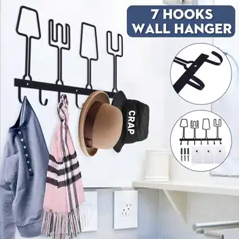 7 Hooks Wall Mounted Clothes Hanger Door Laundry Coat Cloth Hook Hat Key Rack Robe Decor Hanger Holder Storage Kitchen Home
7 Hooks Wall Mounted Clothes Hanger Door Laundry Coat Cloth Hook Hat Key Rack Robe Decor Hanger Holder Storage Kitchen Home