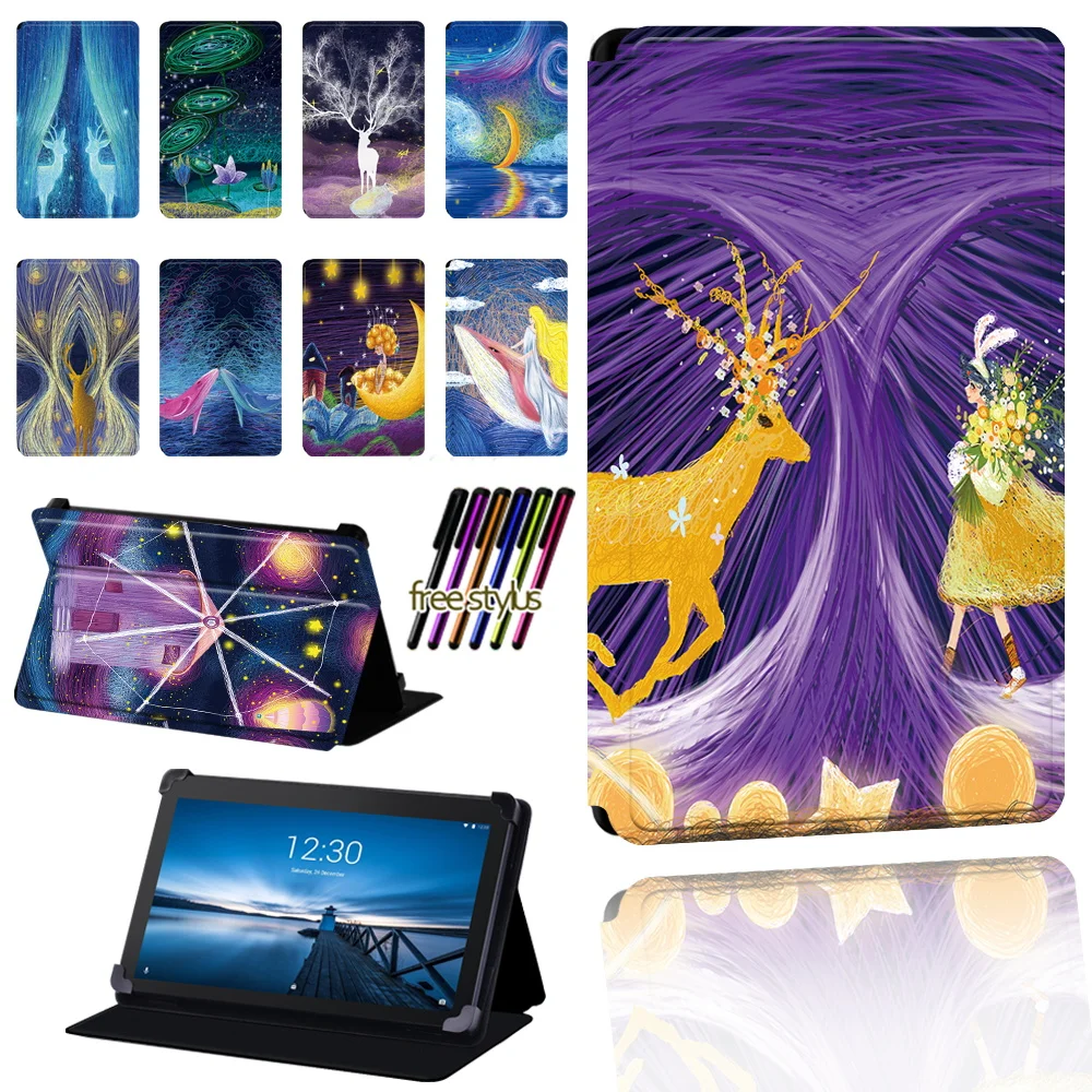 Tablet Case for Lenovo Tab E7 / E8 / E10 , Tablet Leather Paint Pattern Anti-fall Folio Lightweight Protective Case + Pen
Tablet Case for Lenovo Tab E7 / E8 / E10 , Tablet Leather Paint Pattern Anti-fall Folio Lightweight Protective Case + Pen