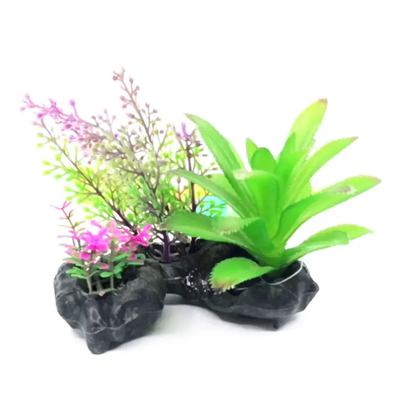 

Aquarium Fish Tank Green Lifelike Underwater Plastic Plant Aquatic Water Grass for aquarium