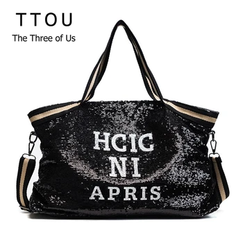 TTOU Sequin Women Bags Female Large Capacity Top-handle Bags Colorful Lady's Handbags National Casual Tote Girl Messenger Bags
TTOU Sequin Women Bags Female Large Capacity Top-handle Bags Colorful Lady's Handbags National Casual Tote Girl Messenger Bags