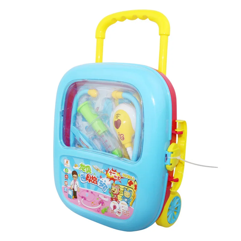 Set Sound And Light Play House Emulate Toy Children GIRL'S Dressing up Doctor Have Baby Plastic Draw-bar Suitcase
Set Sound And Light Play House Emulate Toy Children GIRL'S Dressing up Doctor Have Baby Plastic Draw-bar Suitcase