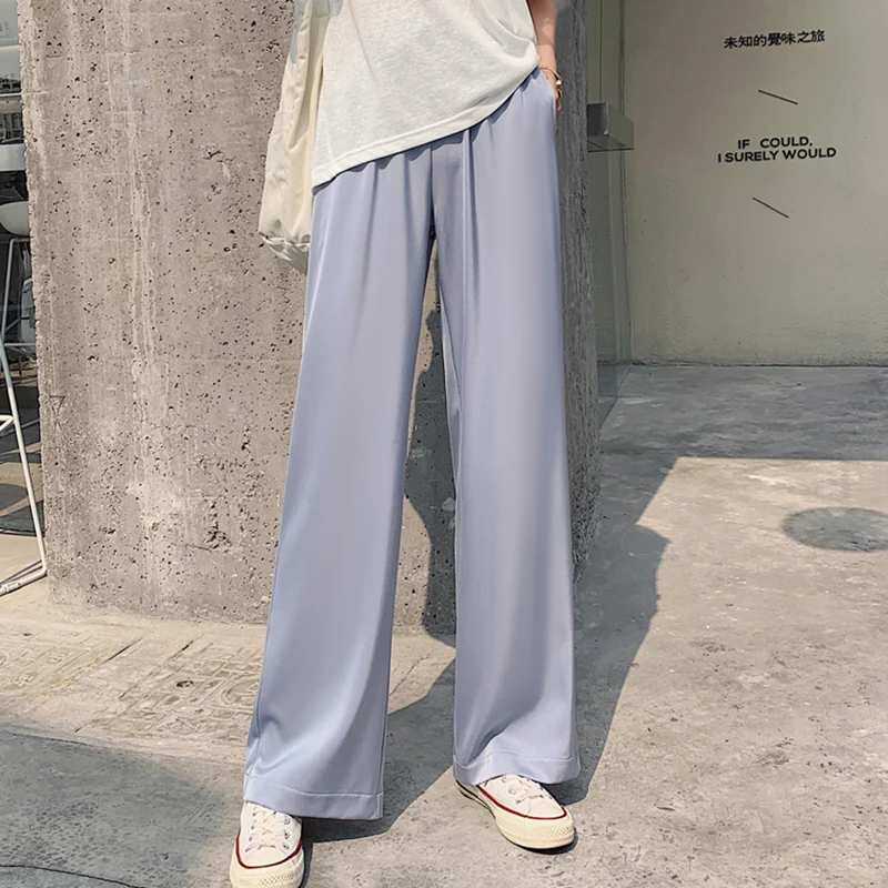 High Waisted Sweatpant Women Summer New Solid Wide Leg Drape Pants Loose Straight Casual Pants Full Length Trouser Female Plus
High Waisted Sweatpant Women Summer New Solid Wide Leg Drape Pants Loose Straight Casual Pants Full Length Trouser Female Plus