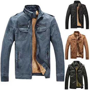 New Men Winter Leather Suede Thick Warm Fleece Lined Mens Bomber Jackets Male Jacket Suede Leather Jacket For Men
New Men Winter Leather Suede Thick Warm Fleece Lined Mens Bomber Jackets Male Jacket Suede Leather Jacket For Men