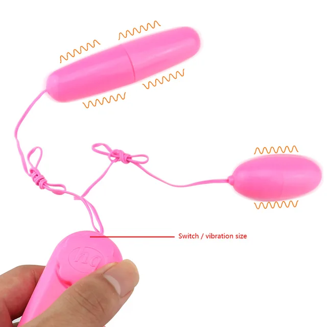 Vibromasseur point G à Double œuf pour femme, stimulateur de Clitoris, jouet sexuel 2